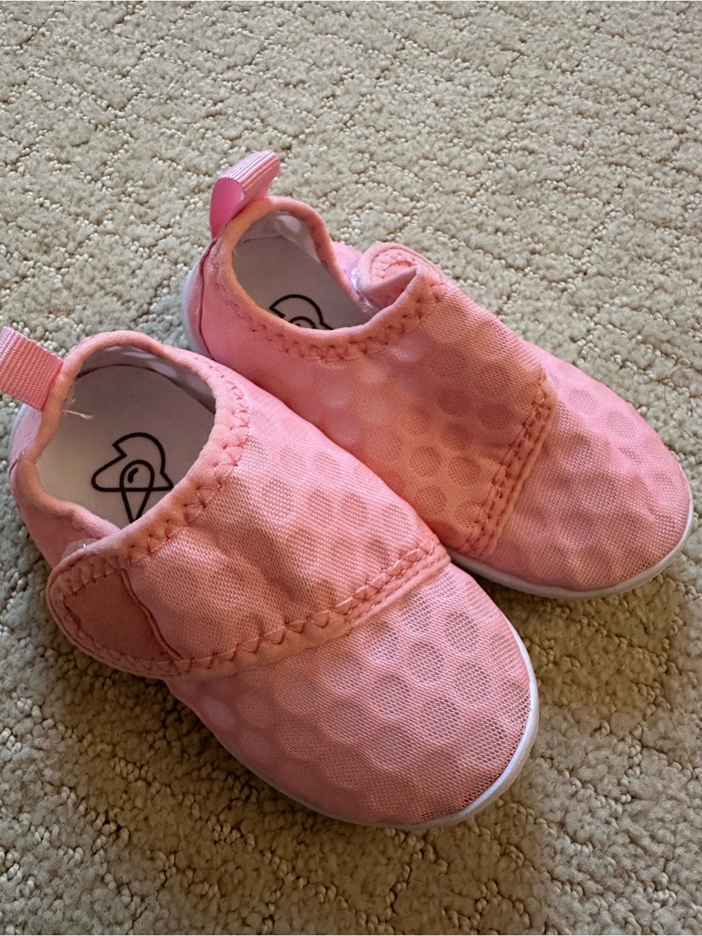 Kids Pink Aquatic Slip-On Shoes